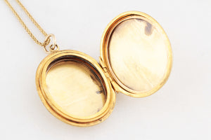 ANTIQUE EDWARDIAN LOCKET 9ct GOLD