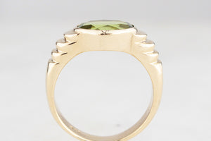 BESPOKE PERIDOT RING 9ct GOLD