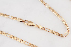 VINTAGE ITALIAN ANCHOR LINK FIGARO CHAIN 9ct GOLD