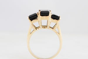 RETRO 8.40ct TOURMALINE COCKTAIL RING 9ct GOLD