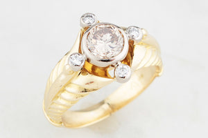 VINTAGE 1.05ct DIAMOND RING 18ct GOLD