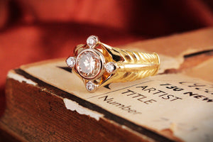 VINTAGE 1.05ct DIAMOND RING 18ct GOLD