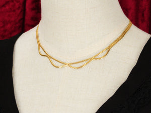 VINTAGE ITALIAN COLLIER NECKLACE 14ct GOLD