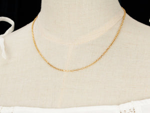 VINTAGE ITALIAN 44cm CHAIN 9ct GOLD