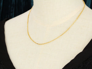 VINTAGE 56cm CHAIN 9ct GOLD