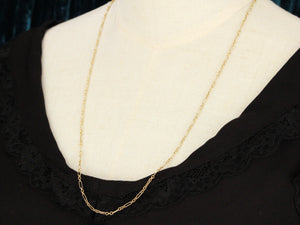 VINTAGE ITALIAN 64cm CHAIN 9ct GOLD