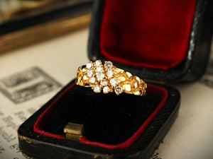 VINTAGE MID-CENTURY DIAMOND RING 14ct GOLD