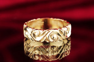 ‘THE SADIE’ - ANTIQUE STYLE ETCHED BAND