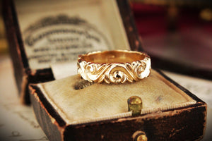 ‘THE SADIE’ - ANTIQUE STYLE ETCHED BAND