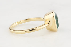 CUSTOM 2.75ct EMERALD RING 10ct GOLD