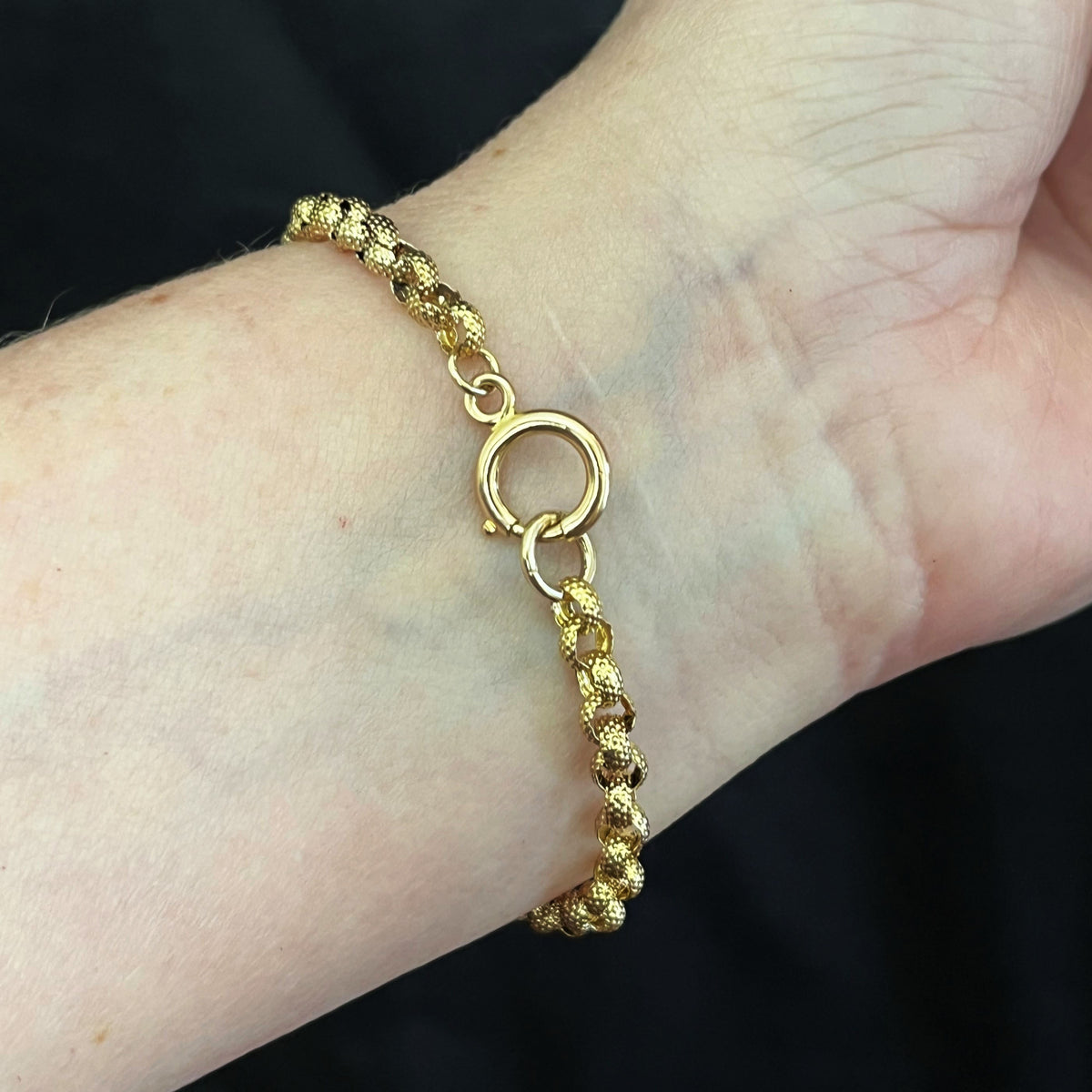 ANTIQUE VICTORIAN c1850 BRACELET 18ct GOLD
