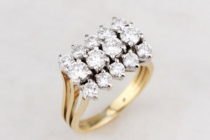 VINTAGE c1960/70’s 1.52ct DIAMOND RING 18ct GOLD