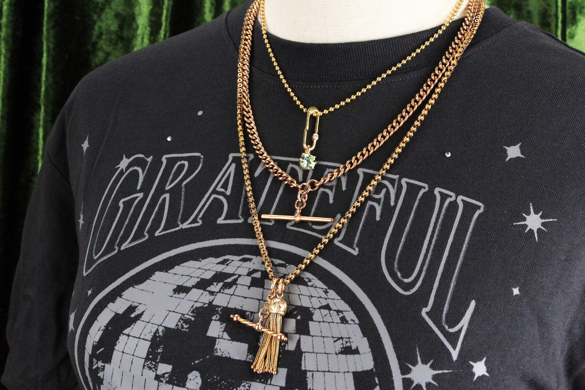 DIAMOND SET PENDANT BALE/EXTENDER 10ct GOLD