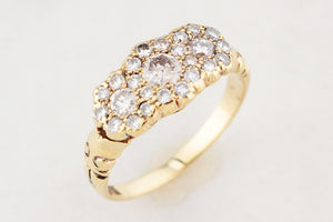 ANTIQUE EDWARDIAN c1918 1.00ct DIAMOND RING 18ct GOLD