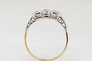 ANTIQUE ART DECO DIAMOND RING 18ct GOLD