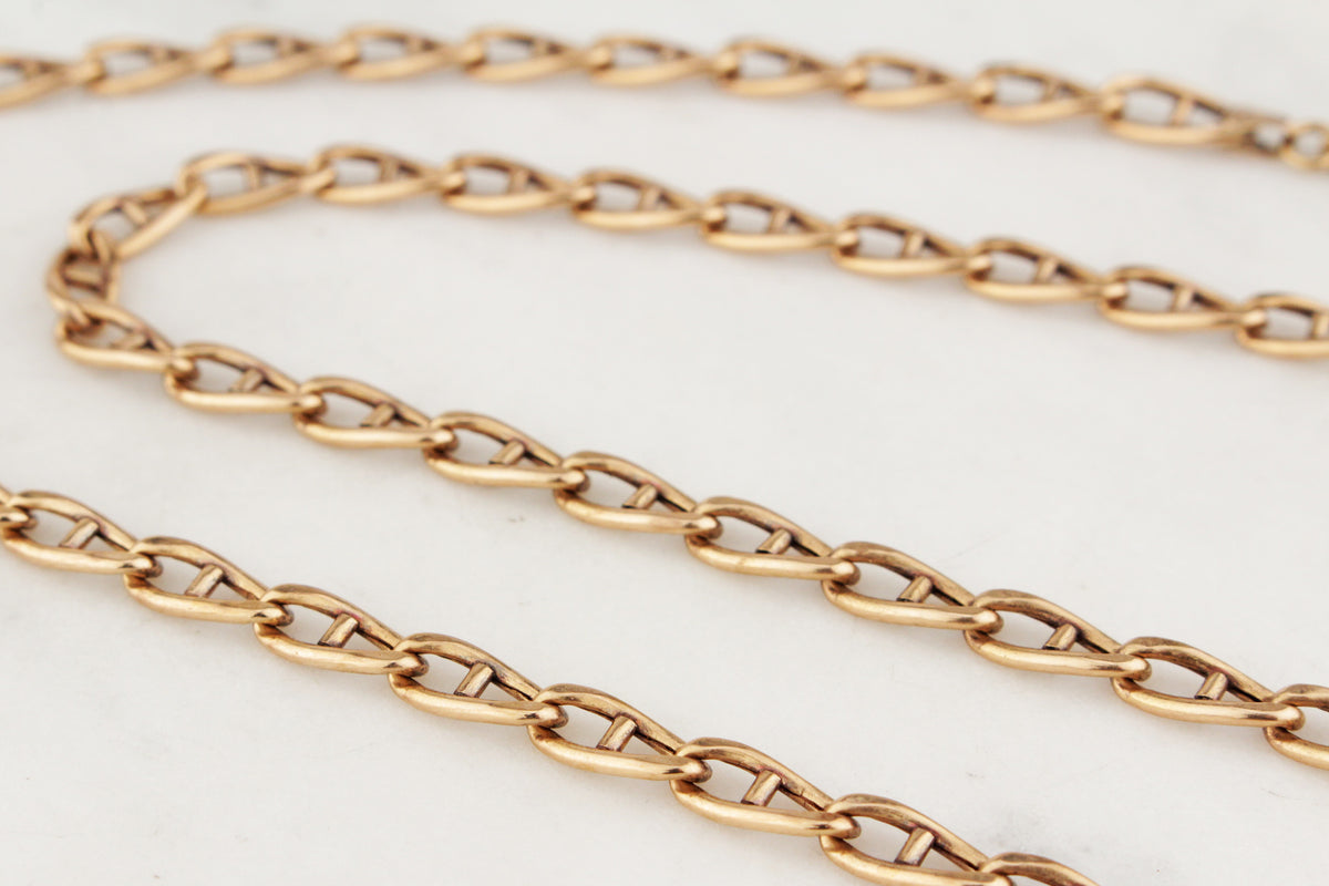 VINTAGE ITALIAN WIDE ANCHOR LINK CHAIN 9ct GOLD