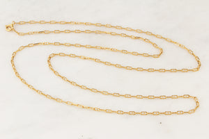 VINTAGE ITALIAN FINE ANCHOR LINK CHAIN 18ct GOLD