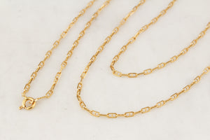 VINTAGE ITALIAN FINE ANCHOR LINK CHAIN 18ct GOLD