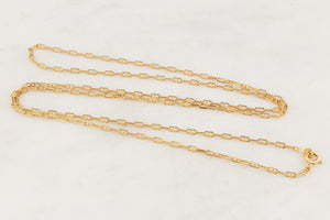 VINTAGE ITALIAN FINE ANCHOR LINK CHAIN 18ct GOLD
