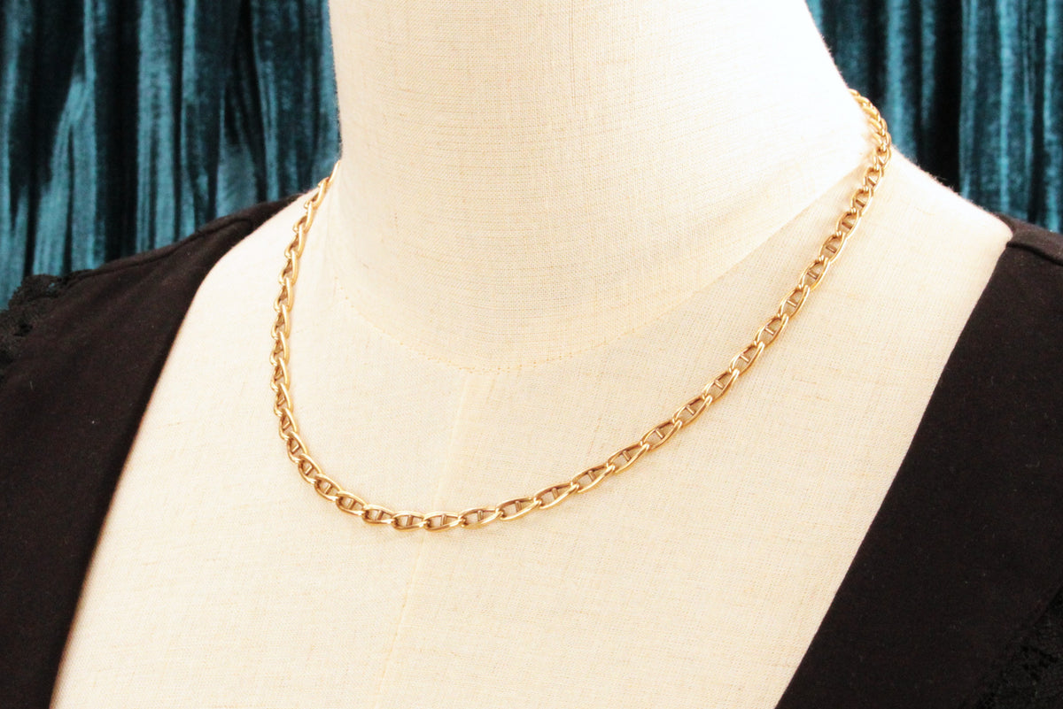 VINTAGE ITALIAN WIDE ANCHOR LINK CHAIN 9ct GOLD