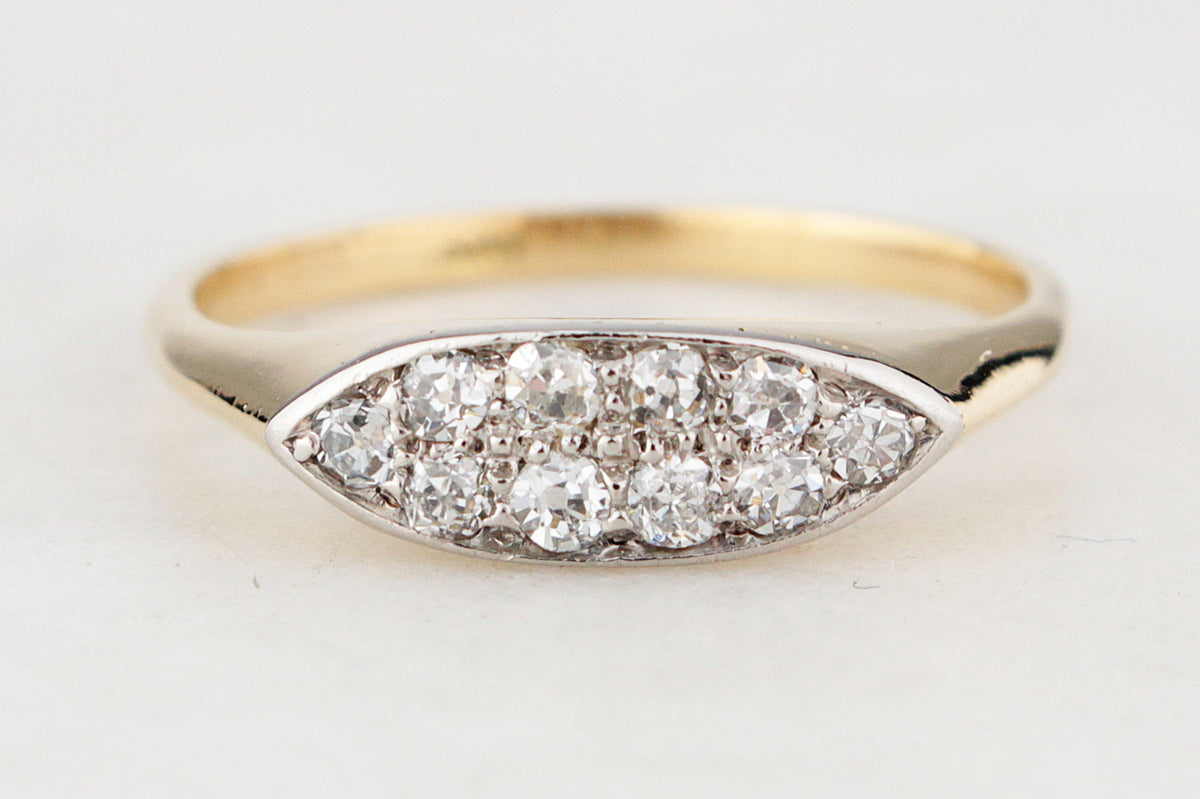 ANTIQUE EDWARDIAN DIAMOND RING 18ct GOLD