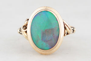 VINTAGE OPAL RING 14ct GOLD
