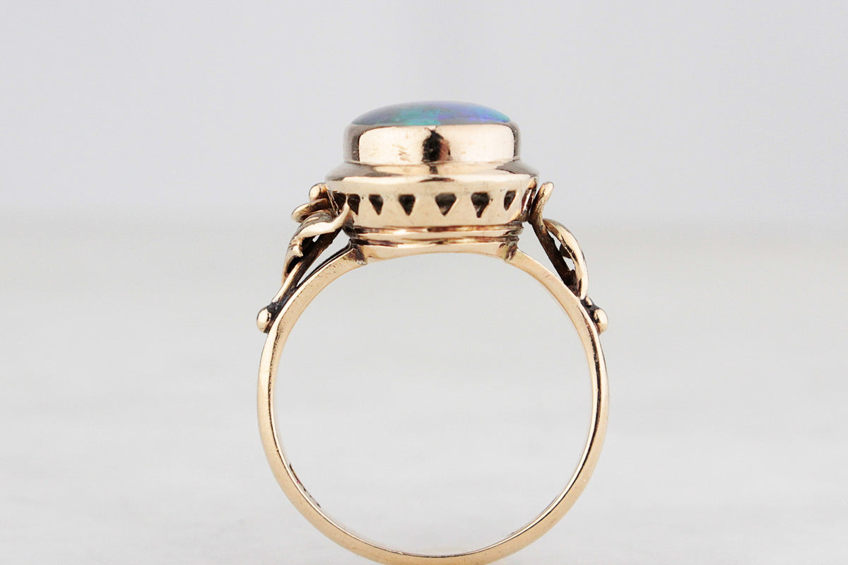 VINTAGE OPAL RING 14ct GOLD