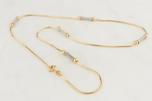 RETRO ITALIAN NECKLACE 18ct YELLOW GOLD