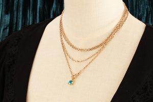 ANTIQUE EDWARDIAN c1900 LONG GUARD CHAIN 9ct GOLD