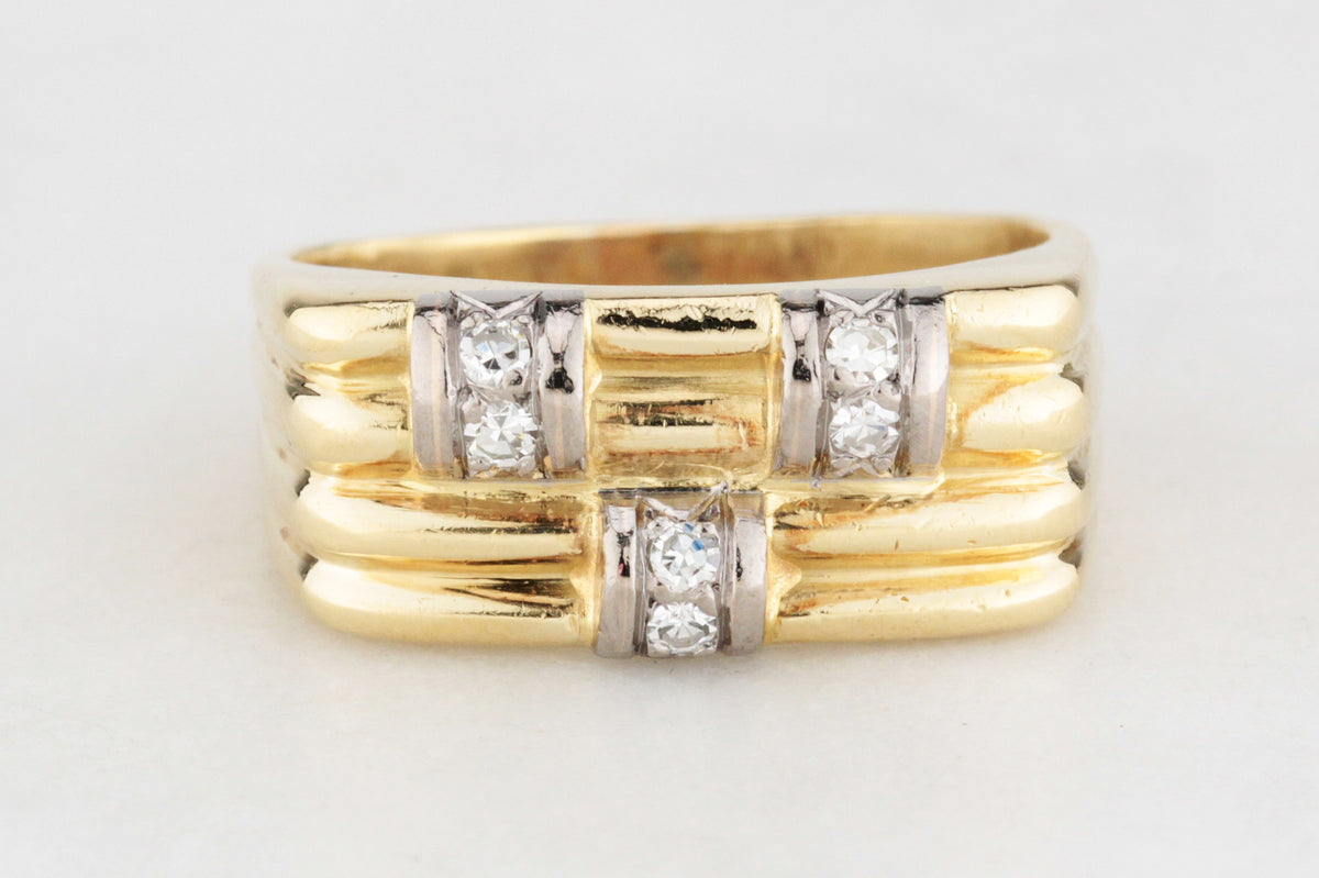 VINTAGE c1950&#39;s DIAMOND RING IN 18ct GOLD