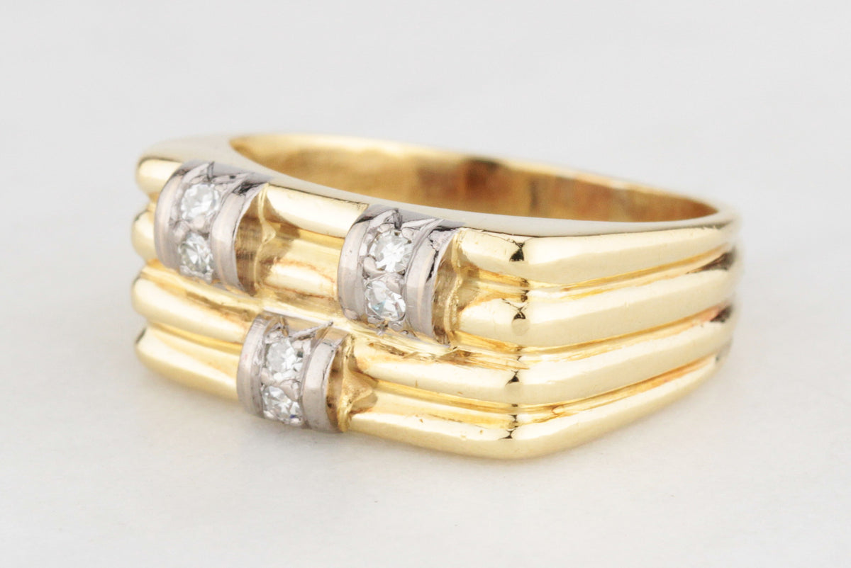 VINTAGE c1950&#39;s DIAMOND RING IN 18ct GOLD