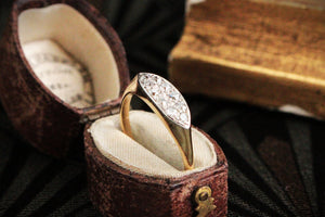 ANTIQUE EDWARDIAN DIAMOND RING 18ct GOLD
