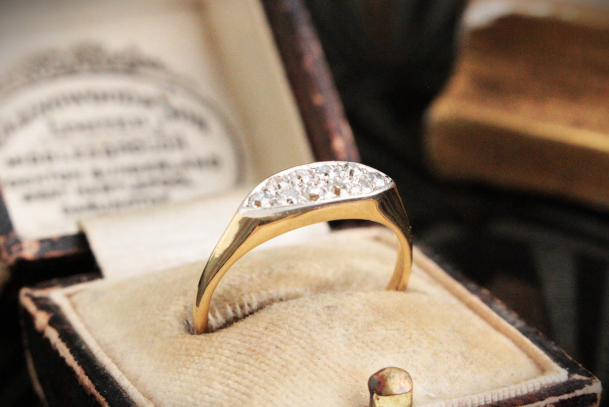 ANTIQUE EDWARDIAN DIAMOND RING 18ct GOLD