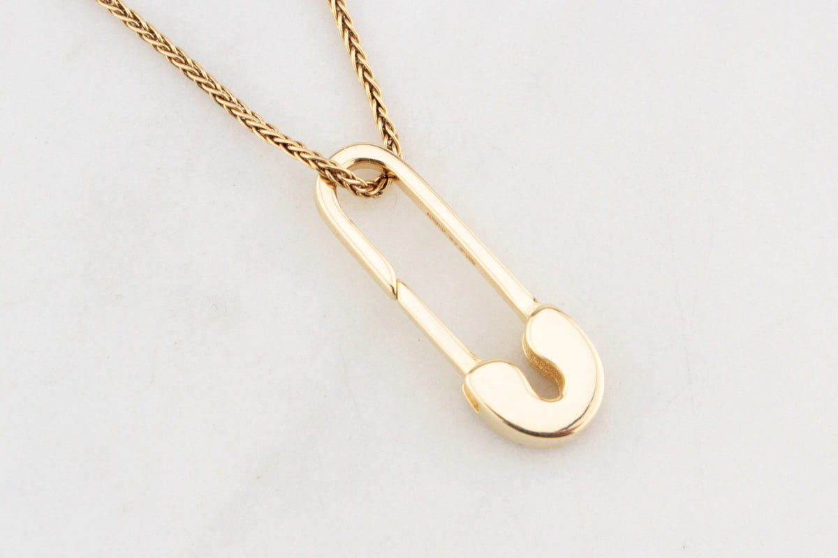 CONTEMPORARY DIAMOND CHARM BALE/EXTENDER 14CT GOLD