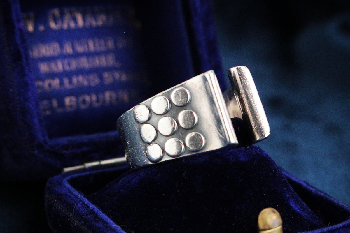 MID-CENTURY SCANDI STERLING SILVER RING