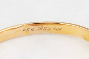 EDWARDIAN 1910 DIAMOND BANGLE 9ct GOLD