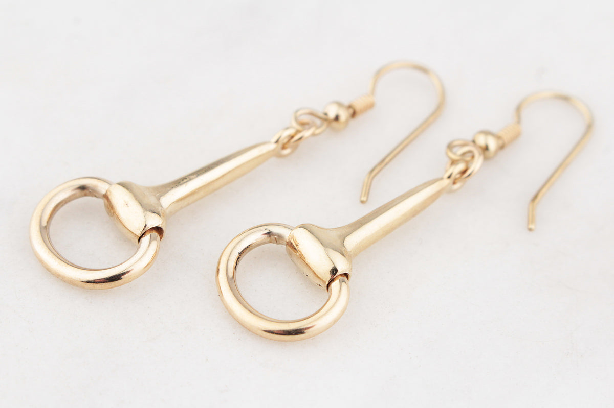 VINTAGE SOLID 1980’s EARRINGS 9ct GOLD