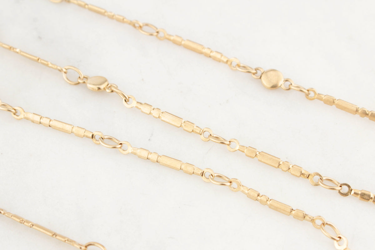 VINTAGE ITALIAN 9ct GOLD FANCY LINK CHAIN