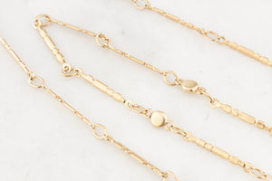 VINTAGE ITALIAN 9ct GOLD FANCY LINK CHAIN