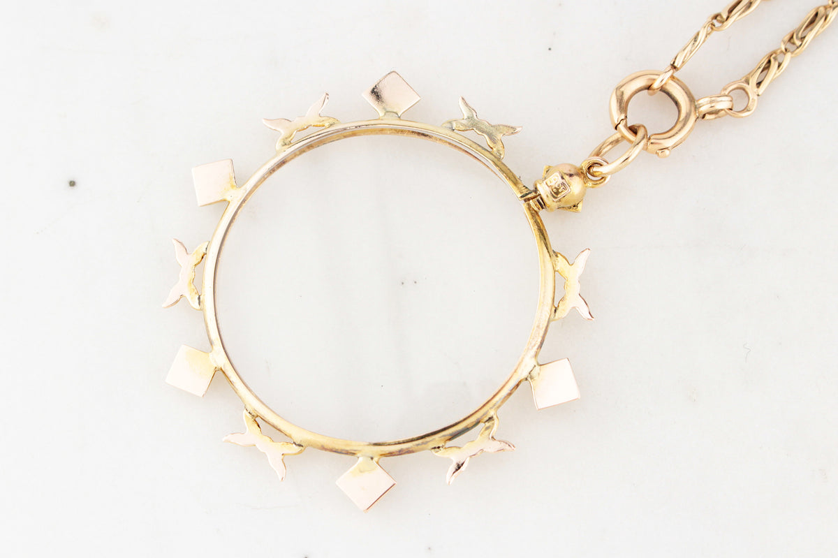 ANTIQUE AUSTRALIAN SEED PEARL &amp; TURQUOISE PHOTO LOCKET 9ct GOLD