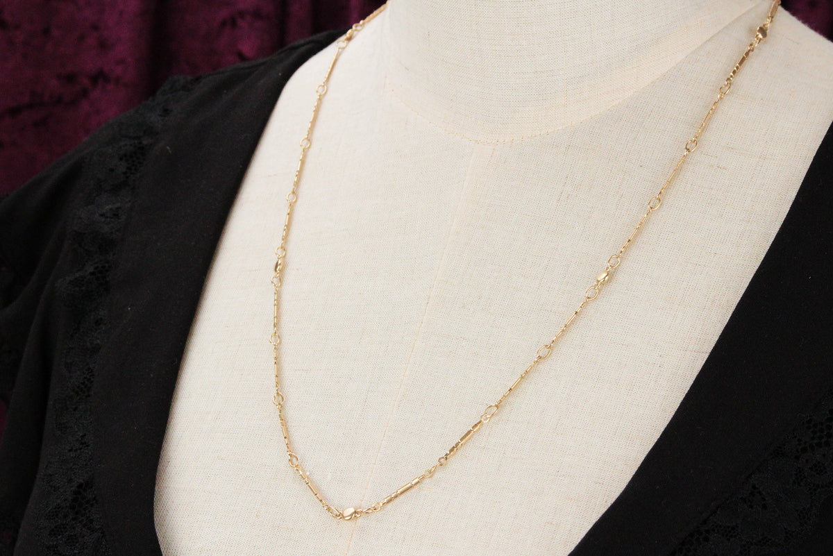 VINTAGE ITALIAN 9ct GOLD FANCY LINK CHAIN
