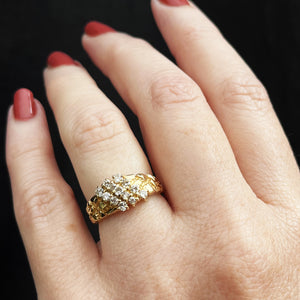 VINTAGE MID-CENTURY DIAMOND RING 14ct GOLD