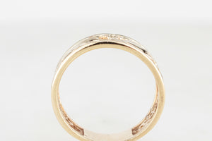 VINTAGE AUSTRALIAN 9ct GOLD FLORAL FILIGREE RING