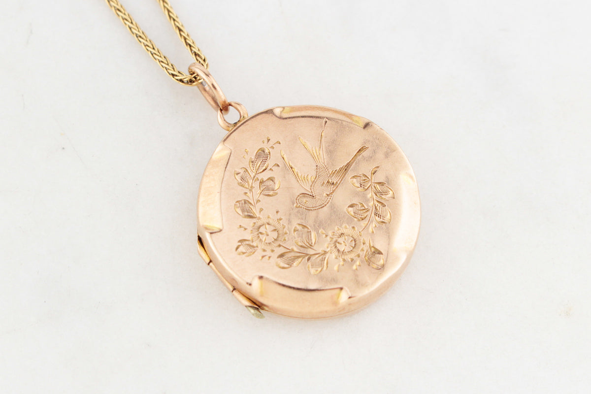 ANTIQUE EDWARDIAN 1910 LOCKET 9ct GOLD