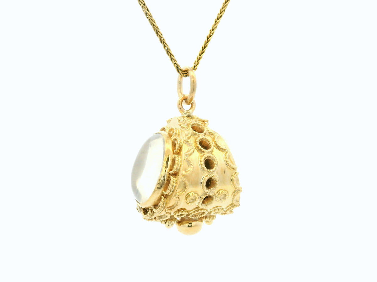 ANTIQUE VICTORIAN MOONSTONE PENDANT 18ct GOLD