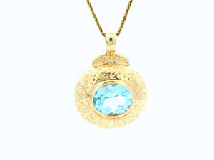 ANTIQUE EDWARDIAN c1910 TOPAZ ENHANCER 9ct GOLD