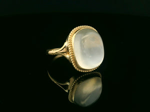 MID CENTURY MOONSTONE RING 9ct GOLD