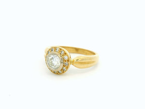 VINTAGE .72ct DIAMOND RING 18ct GOLD