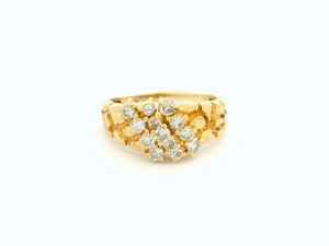 VINTAGE MID-CENTURY DIAMOND RING 14ct GOLD