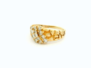 VINTAGE MID-CENTURY DIAMOND RING 14ct GOLD